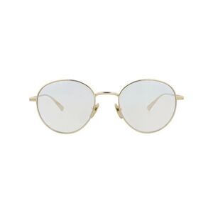 Gucci Photochromic Round-Frame Metal Sunglasses Gold Mens